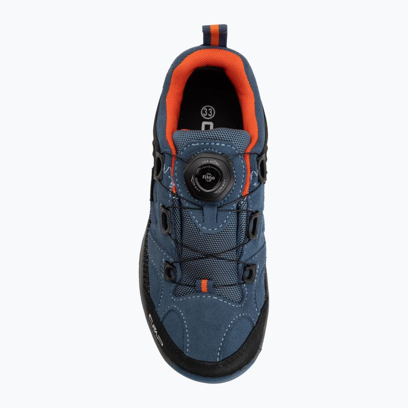 Vaikiški žygio batai CMP Kiruna Low FitGo Waterproof bluestone/arancio 5