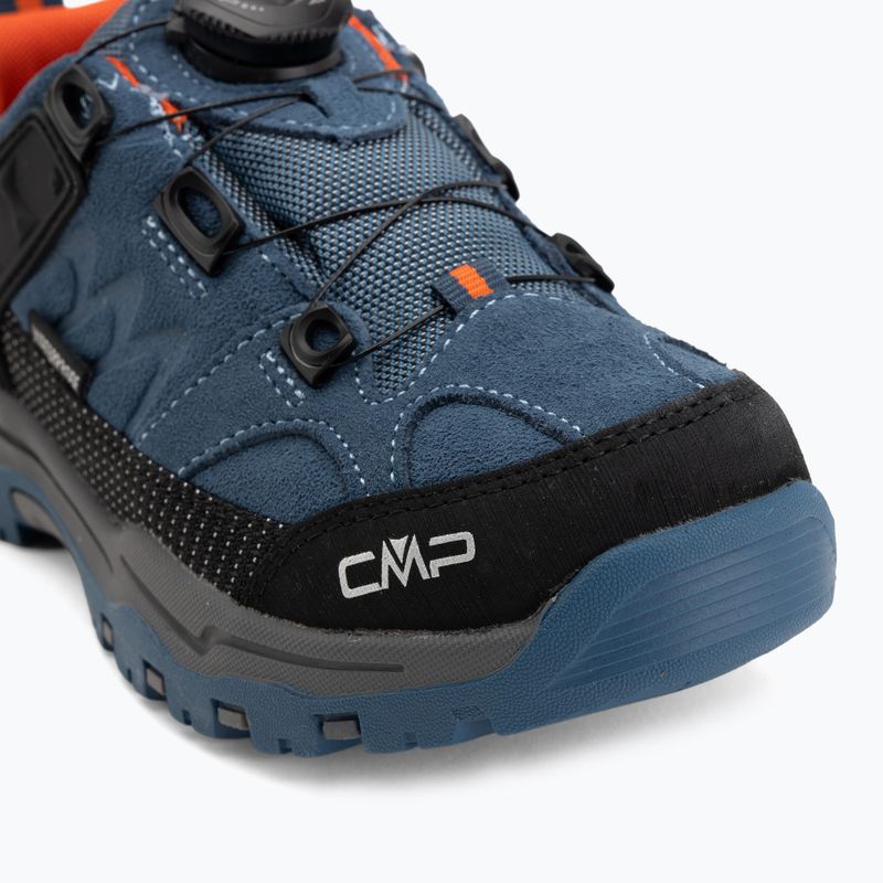 Vaikiški žygio batai CMP Kiruna Low FitGo Waterproof bluestone/arancio 7