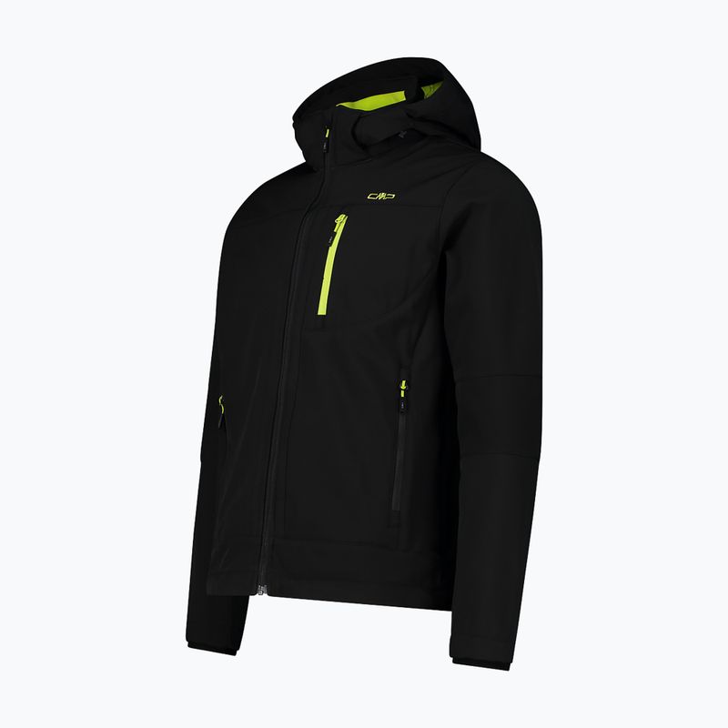 Vyriška softshell striukė CMP 3A01787N nero / acido 3