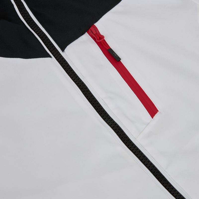 Vyriška slidinėjimo striukė CMP 35W0077 Zip Hood white 4