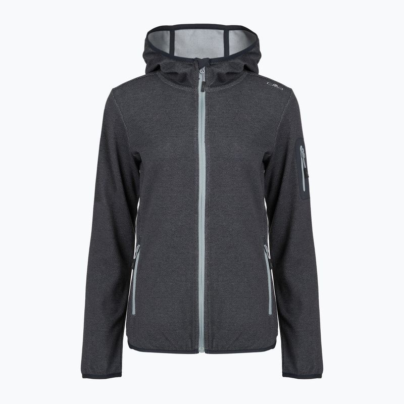 Moteriškas žygio džemperis CMP 34H6376 Fix Hood black/cement