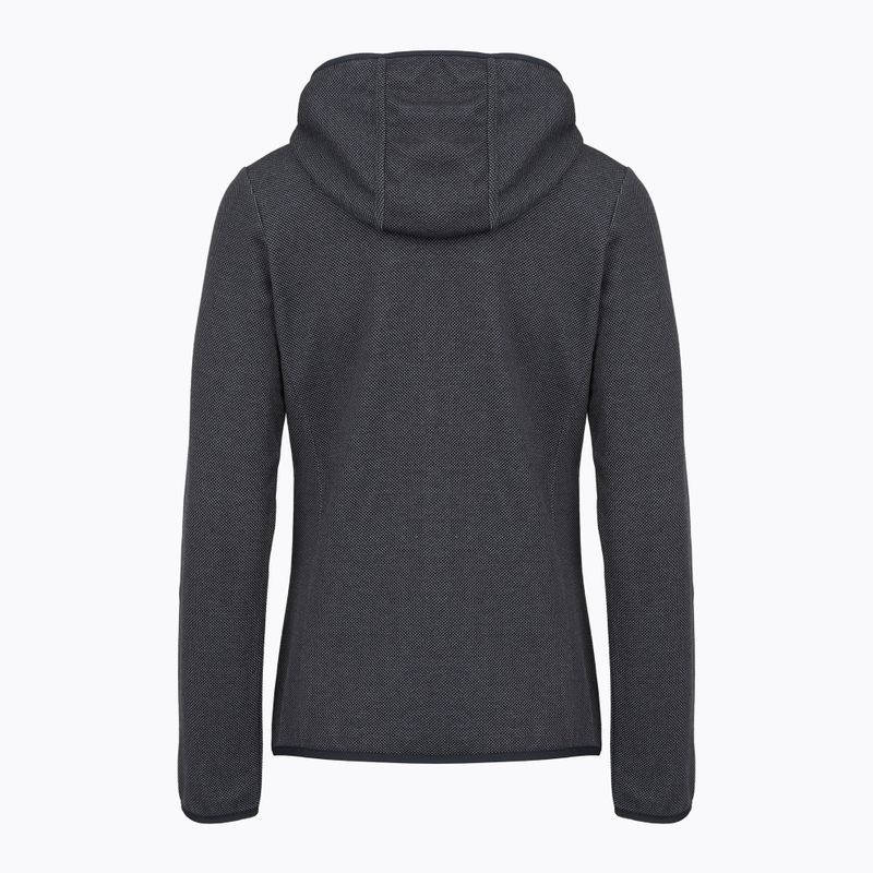Moteriškas žygio džemperis CMP 34H6376 Fix Hood black/cement 2