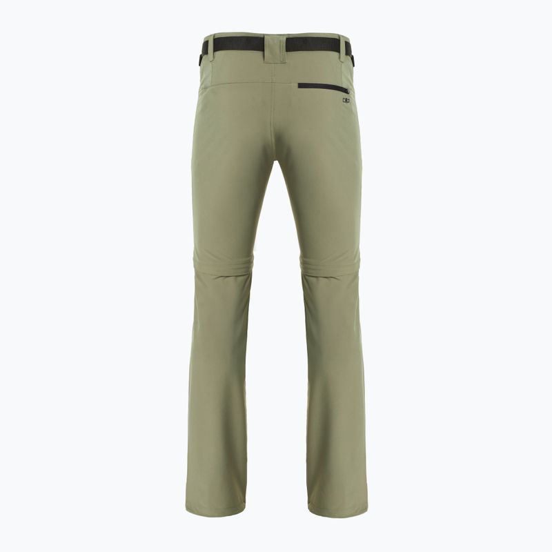 Vyriškos žygio kelnės CMP 3T51647 Zip Off sage 2