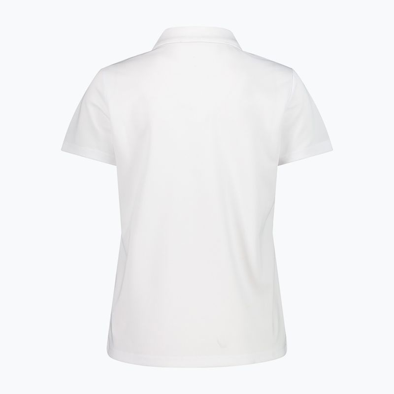 Moteriški polo marškinėliai CMP 3T59676 White/Ice polo 2