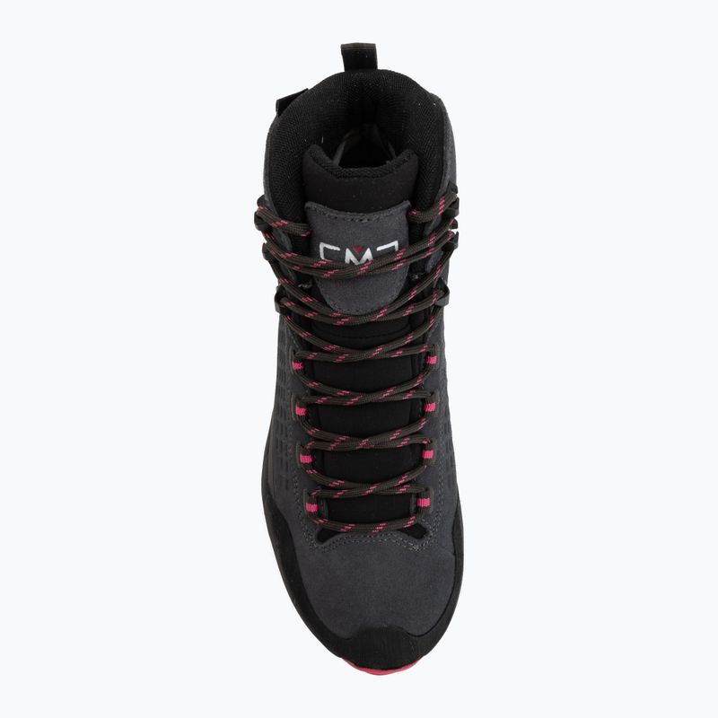 Moteriški žygio batai CMP Vertyx Mid Waterproof grey/fuxia 5