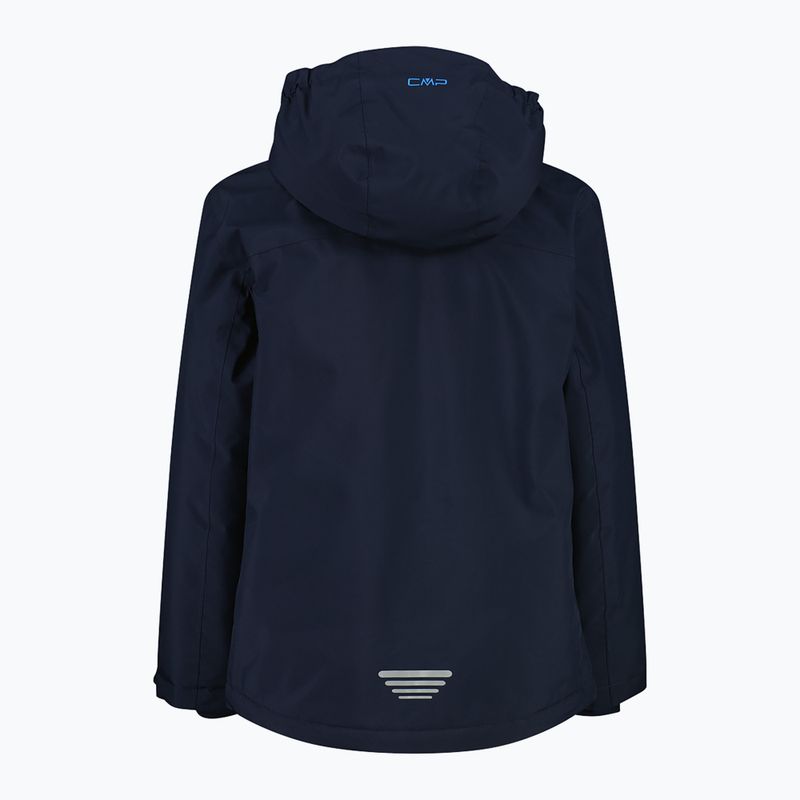 Vaikiška slidinėjimo striukė CMP 39W1924 black/blue/royal blue 2