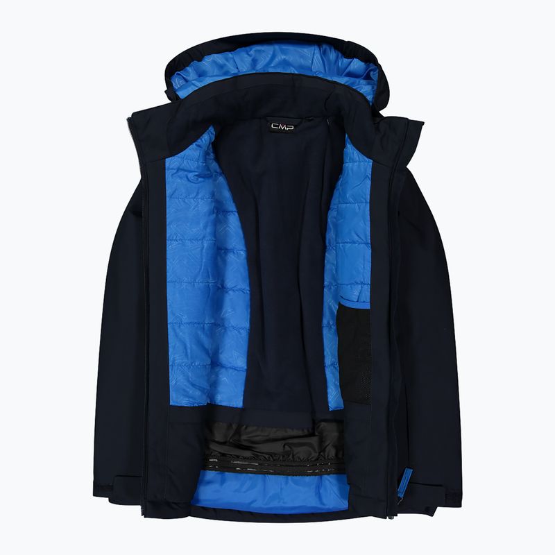 Vaikiška slidinėjimo striukė CMP 39W1924 black/blue/royal blue 4