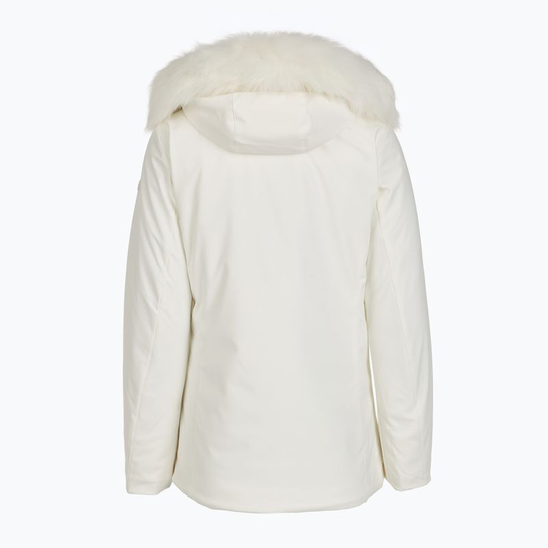 Moteriška pašiltinta striukė CMP 35K3626F Zip Hood Synthetic Fur chalk white/blue ink 2