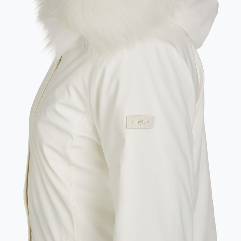 Moteriška pašiltinta striukė CMP 35K3626F Zip Hood Synthetic Fur chalk white/blue ink 3