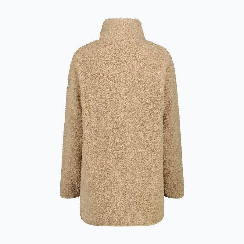 Moteriškas paltas CMP 35P3846 Long Teddy Highloft cookie 2