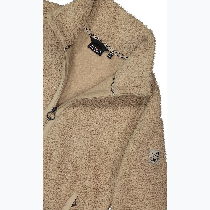 Moteriška striukė CMP 35P3846 Long Teddy Highloft cookie 5