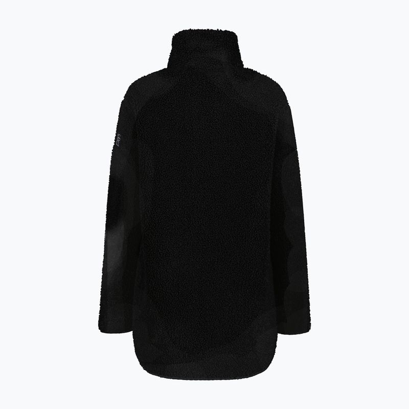 Moteriškas paltas CMP 35P3846 Long Teddy Highloft nero 2
