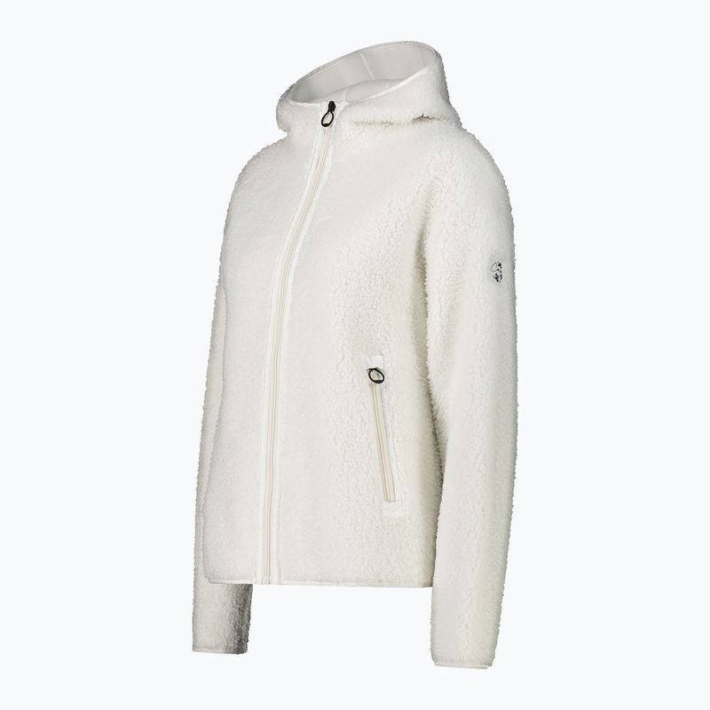 Moteriškas džemperis CMP 35P3856 Long Teddy Highloft chalk white 2