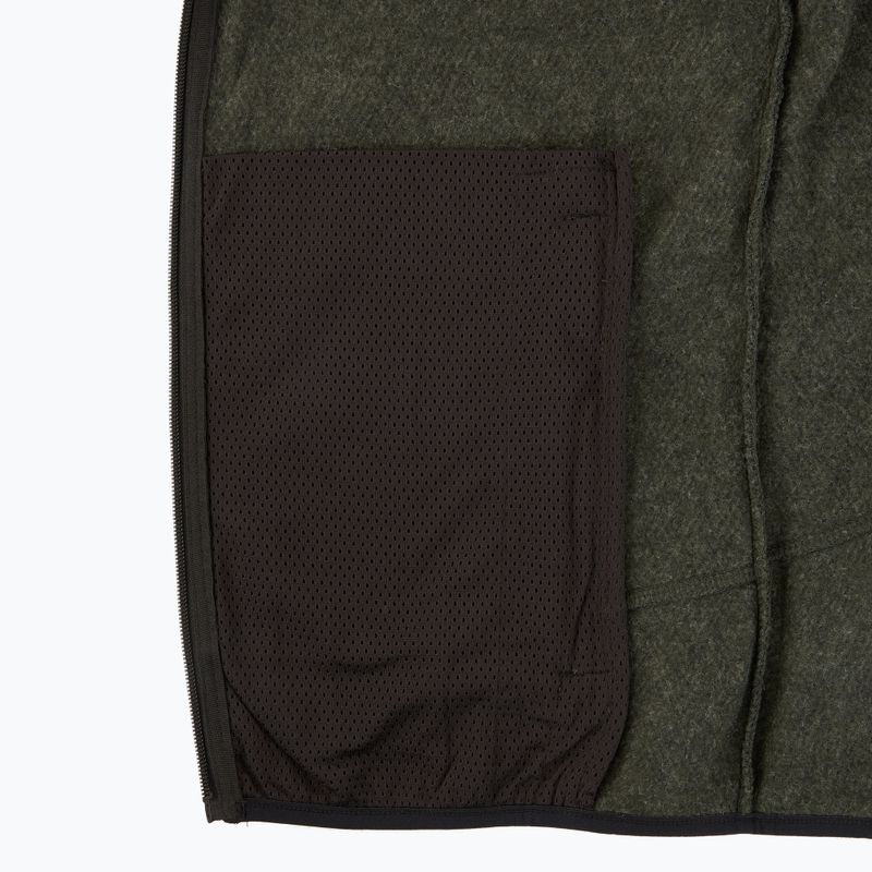 Vyriškas flisinis džemperis CMP 35H3907 Melange Knitted forest melange/black/red 5