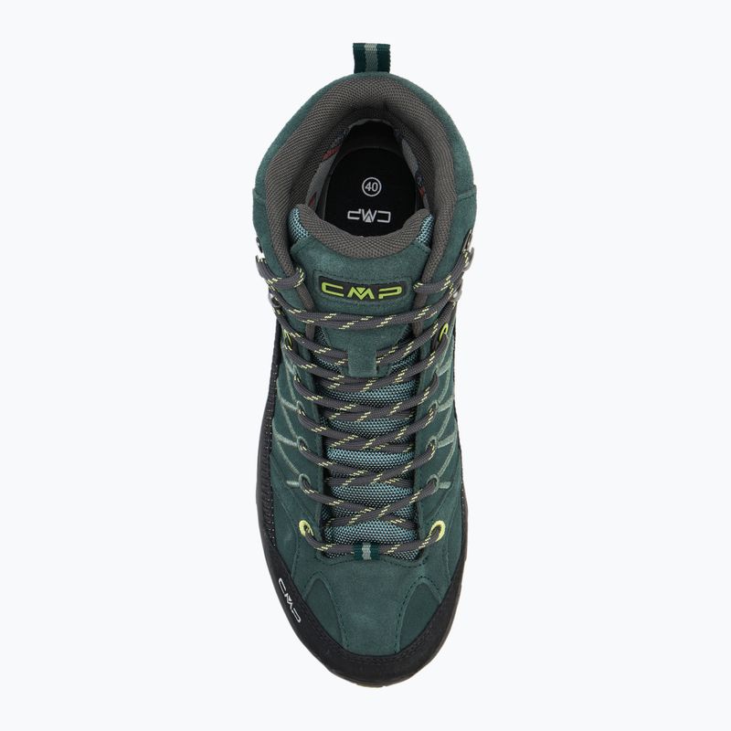 Vyriški trekingo batai CMP Rigel Mid Wp trek green/apple 5