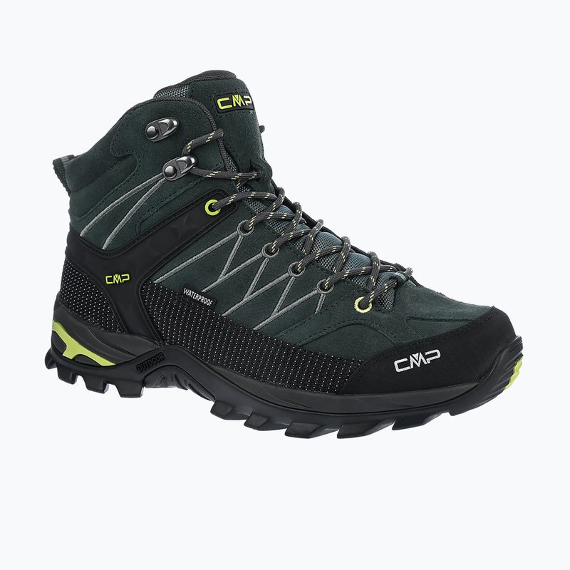 Vyriški trekingo batai CMP Rigel Mid Wp trek green/apple 8