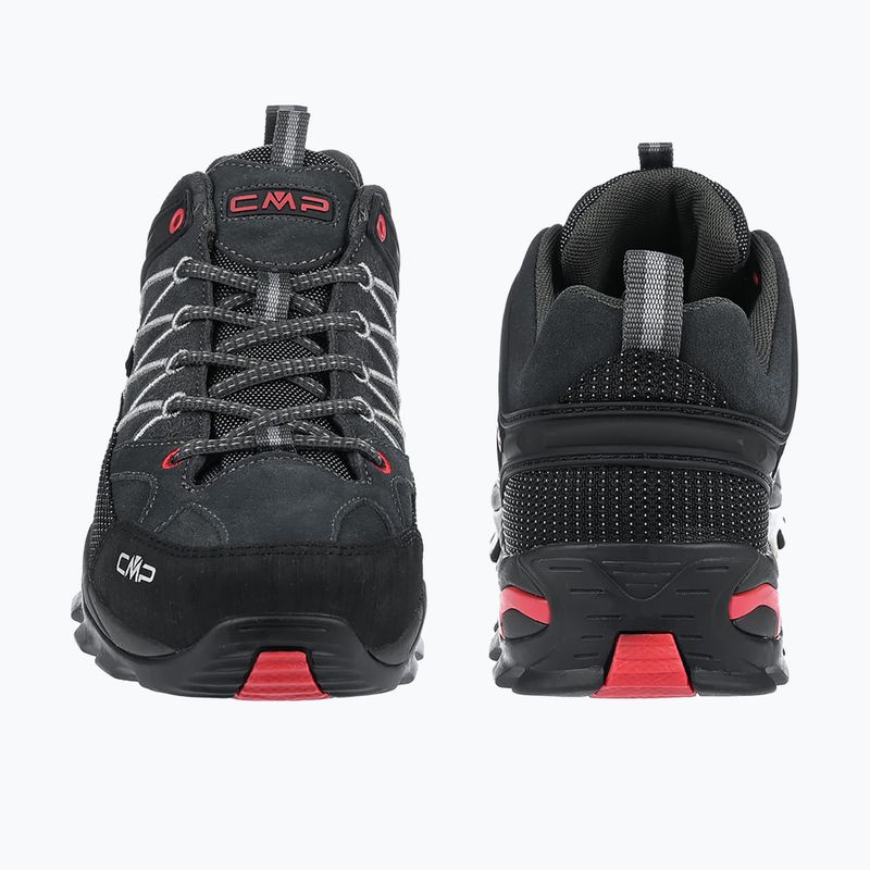 Vyriški trekinginiai batai CMP Rigel Low titanium/ferrari red 4