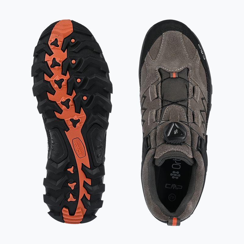 Vyriški žygio batai CMP Rigel Low Fitgo Wp mud/rust 12