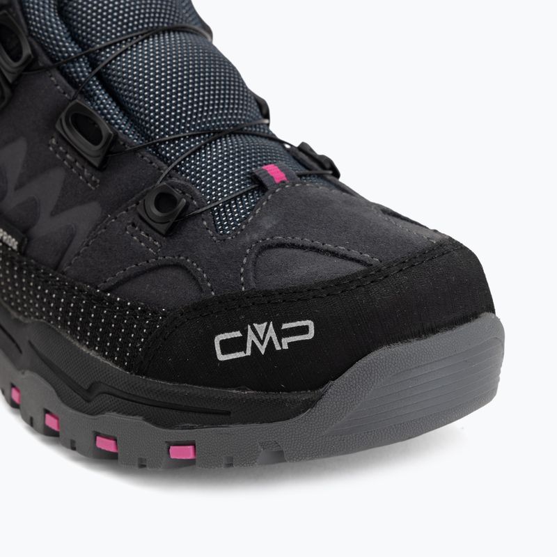 Vaikiški žygio batai CMP Kiruna Mid Fitgo Fleece Wp antracite/festival 7