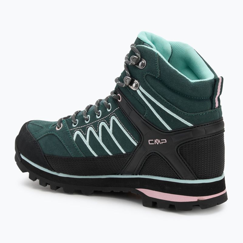 Moteriški trekking batai CMP Moon Mid WP trek/green/pink 3