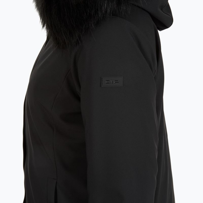 Moteriška pašiltinta striukė CMP 35K3626F Zip Hood Synthetic Fur black 3
