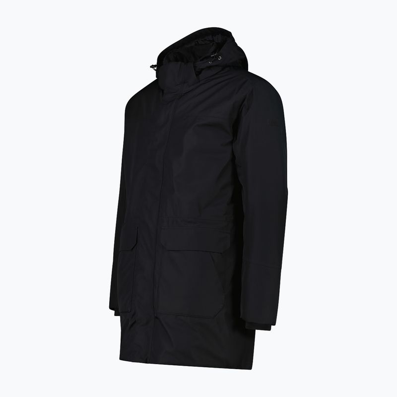 Vyriška lietaus striukė CMP 35K3737 Parka Zip Hood black 3