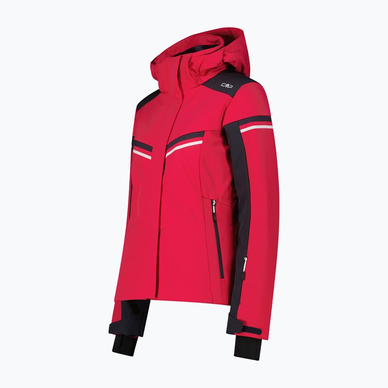 Moteriška slidinėjimo striukė CMP 35W0196 Zip Hood carmine 3