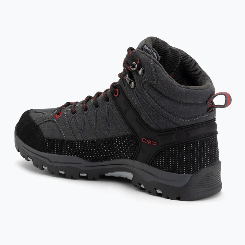 Vaikiški žygio batai CMP Rigel Mid Wp grey/ferrari 3