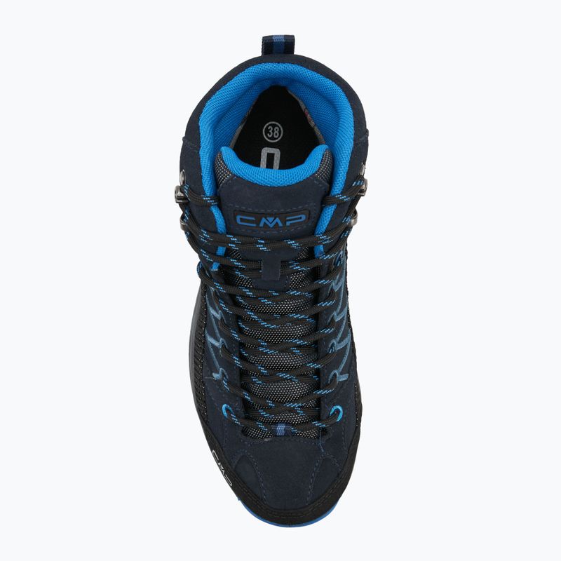 Jaunimo trekingo batai CMP Rigel Mid Wp b.blue/bluestone/royal blue 5