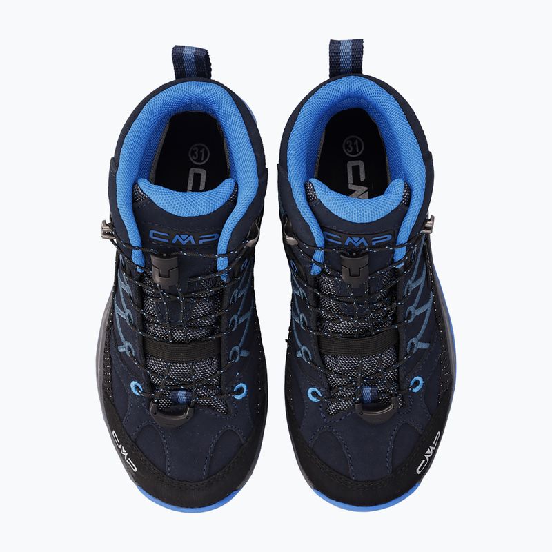 Jaunimo trekingo batai CMP Rigel Mid Wp b.blue/bluestone/royal blue 13