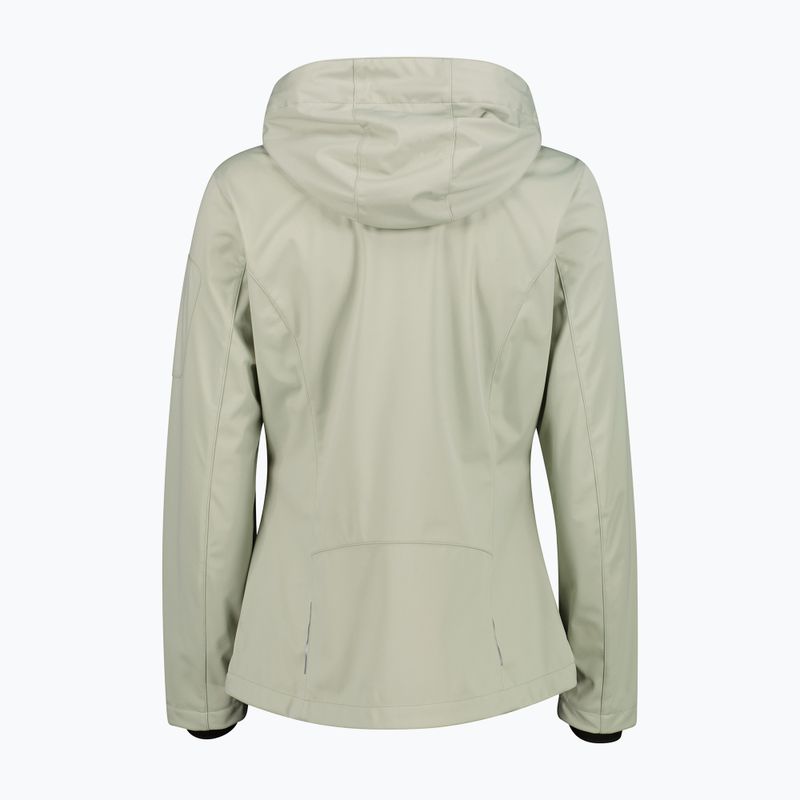 Moteriška softshell striukė CMP 39A5016 Zip Hoodie pistachio 2