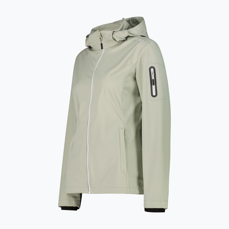 Moteriška softshell striukė CMP 39A5016 Zip Hoodie pistachio 4