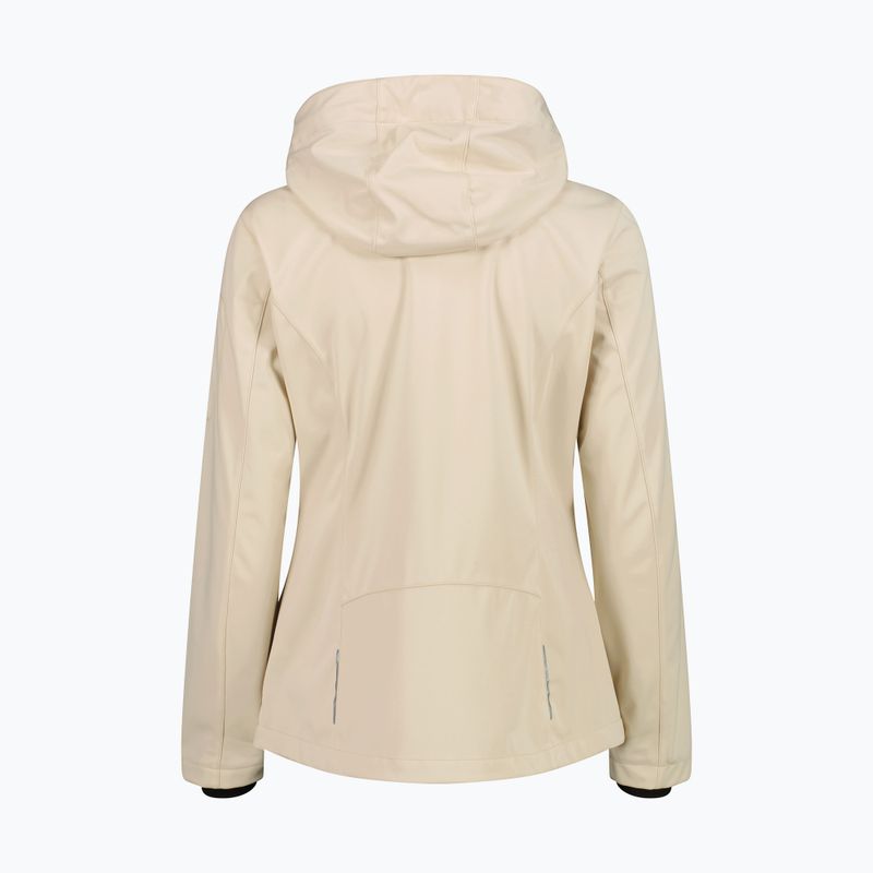 Moteriška softshell striukė CMP 39A5016 Zip Hood cream 2
