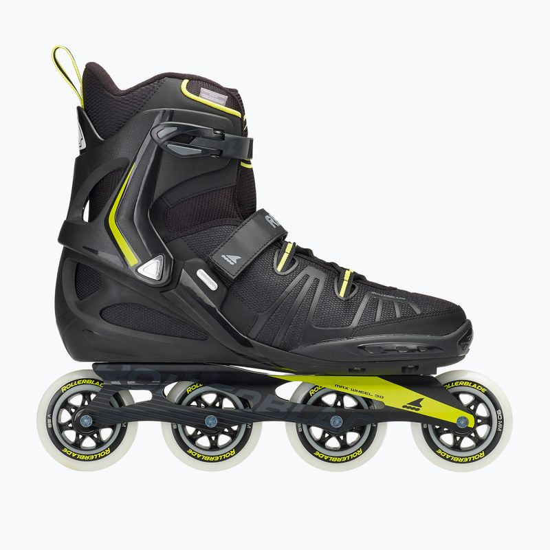 Vyriški "Rollerblade RB XL" juodi/geltoni riedučiai 3