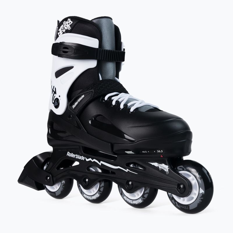 Rollerblade Fury vaikiški riedučiai juodi 7067000787