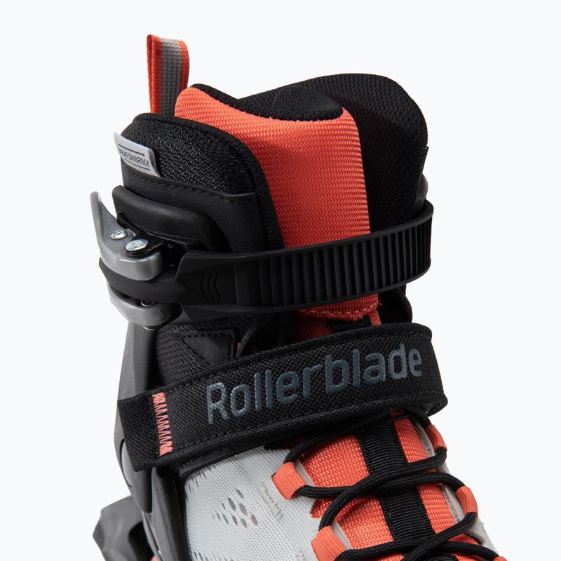 Moteriški riedučiai Rollerblade Macroblade 80 pilkai oranžiniai 07100700 R50 5