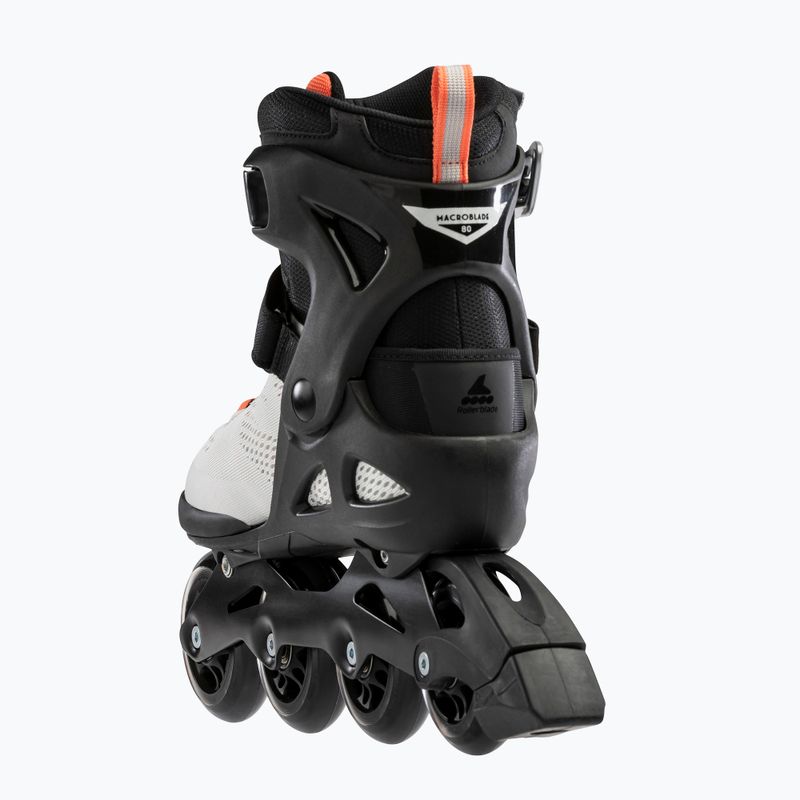 Moteriški riedučiai Rollerblade Macroblade 80 pilkai oranžiniai 07100700 R50 6