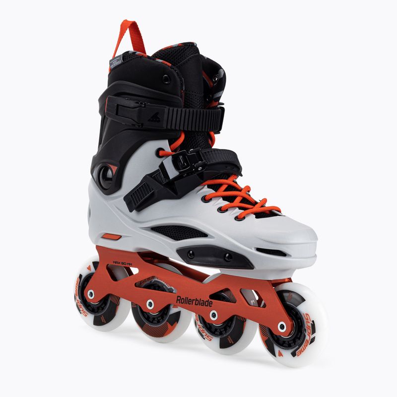 Rollerblade RB Pro X vyriški riedučiai pilkai raudoni 07101600 U94