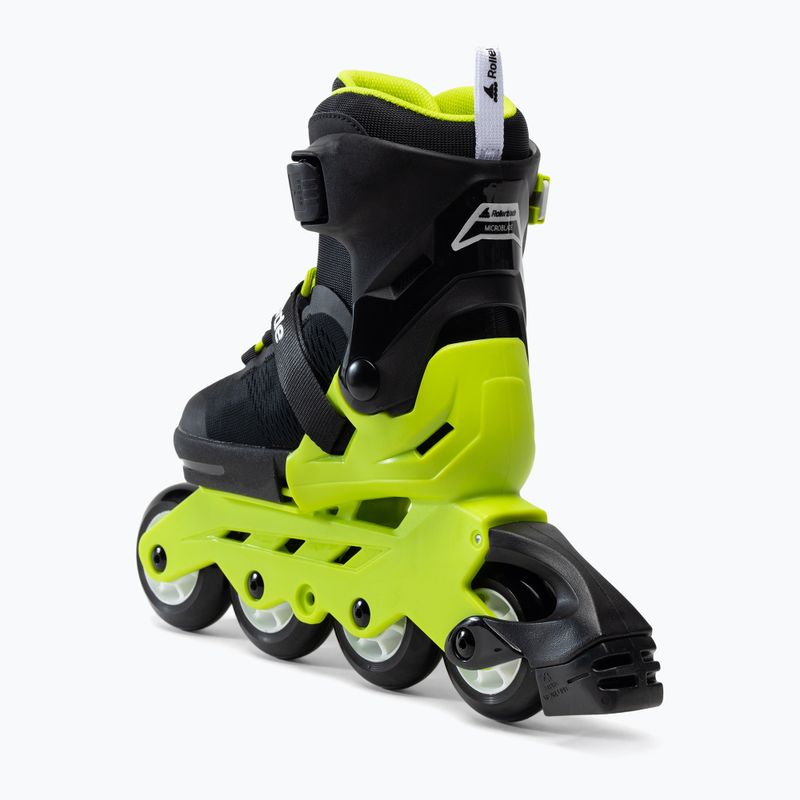 Rollerblade Microblade vaikiški riedučiai juodai geltoni 7101700215 3