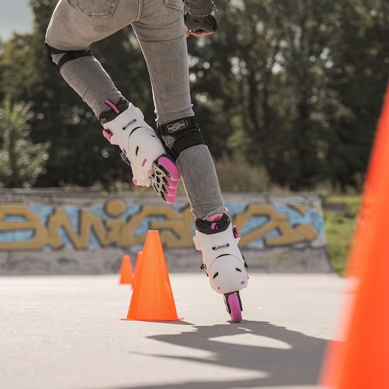 Rollerblade Apex G vaikiški riedučiai balti 07102700 T1C 21