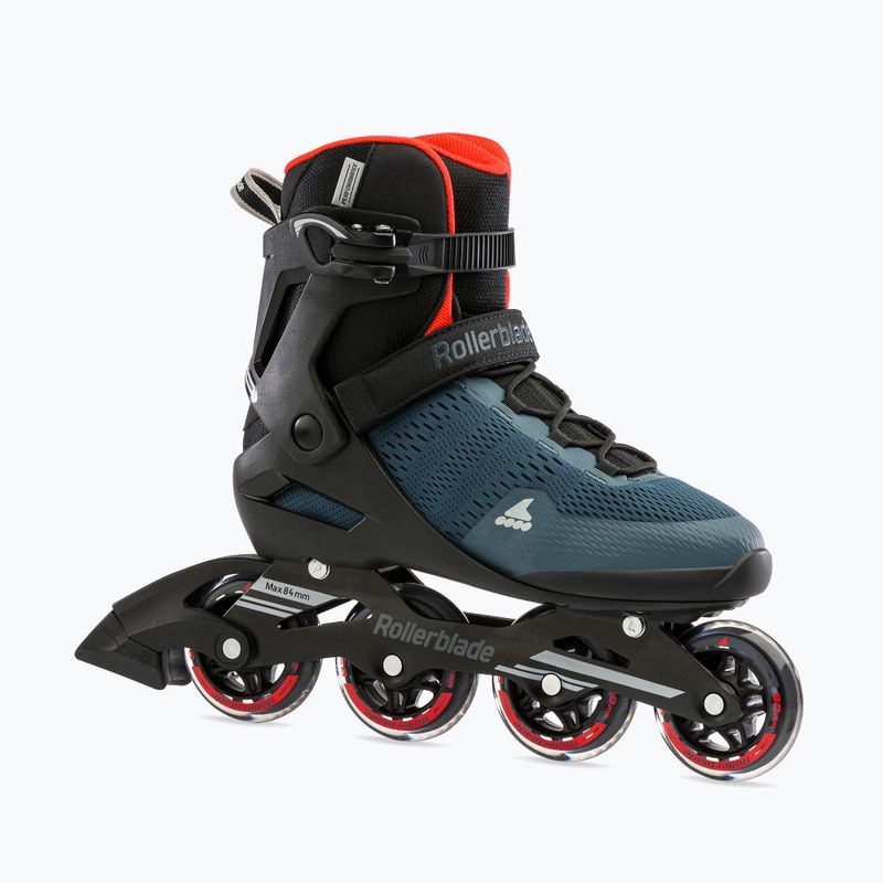 Vyriški riedučiai Rollerblade Sirio 80 orion blue/spicy orange 4