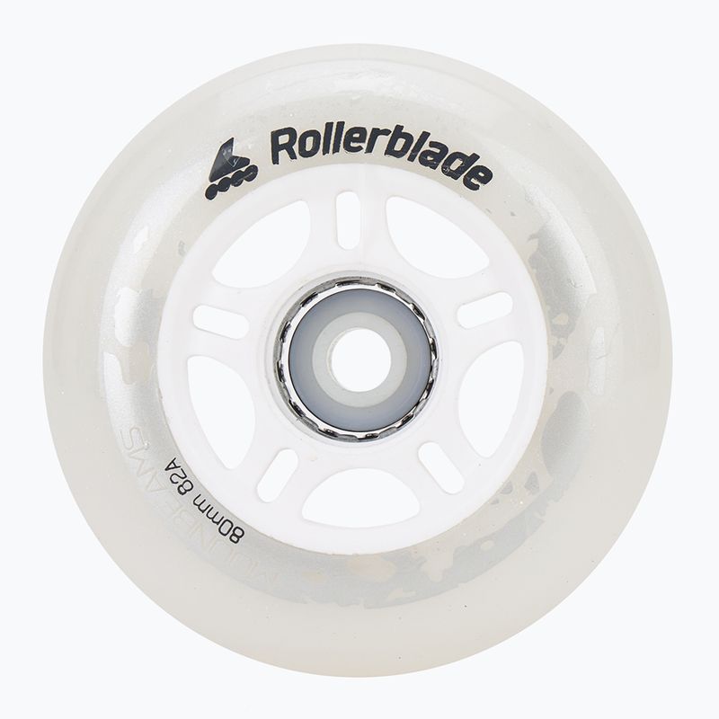 Rollerblade Moonbeams Led ratai 80mm/82A 4 vnt. balti 06120000 101 2