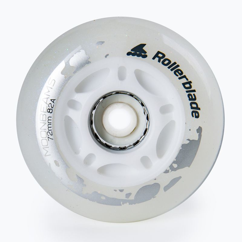 Rollerblade Moonbeams Led ratai 80mm/82A 4 vnt. balti 06120000 101 2