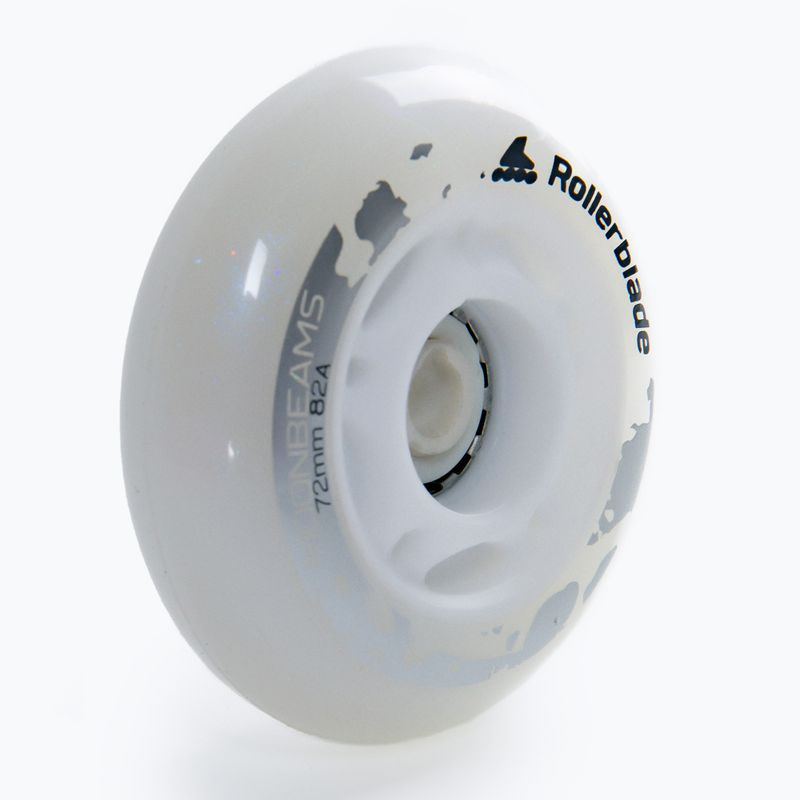 Rollerblade Moonbeams Led ratai 80mm/82A 4 vnt. balti 06120000 101 3