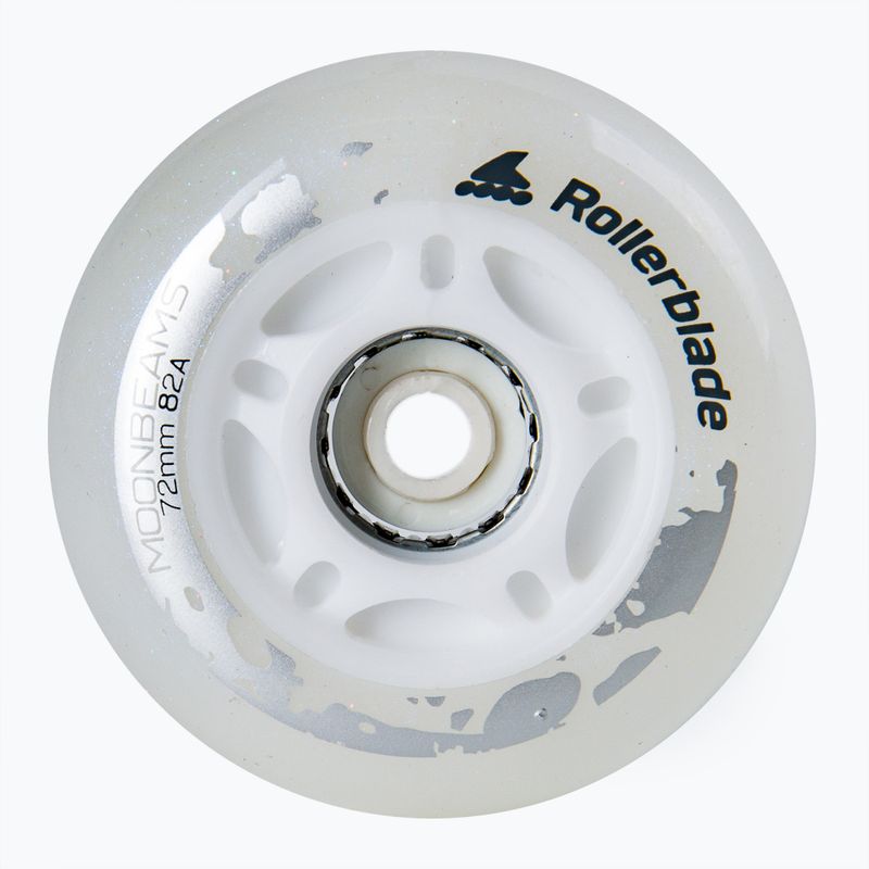 Rollerblade Moonbeams Led ratai 72mm/82A 4 vnt. balti 06130000 101 2