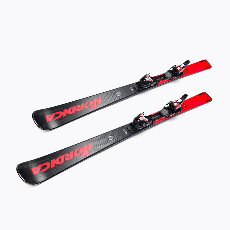 Nordica DOBERMANN SPITFIRE 80 RB + XCELL 12 FDT kalnų slidės juoda/raudona 0A1236LB 001 4