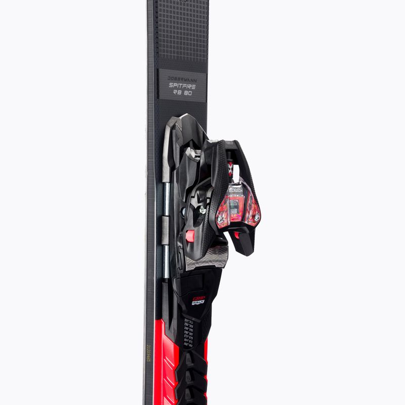 Nordica DOBERMANN SPITFIRE 80 RB + XCELL 12 FDT kalnų slidės juoda/raudona 0A1236LB 001 6