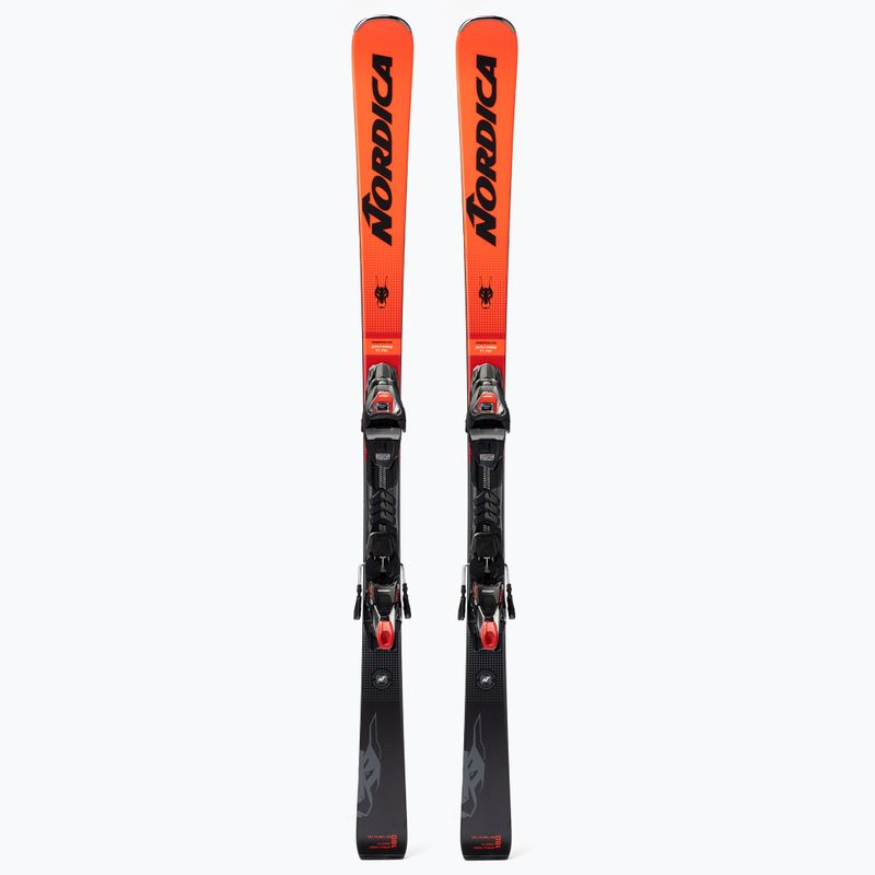 Nordica DOBERMANN SPITFIRE 70 TI + TPX12 FDT kalnų slidės raudonos/juodos spalvos 0A1244NA001