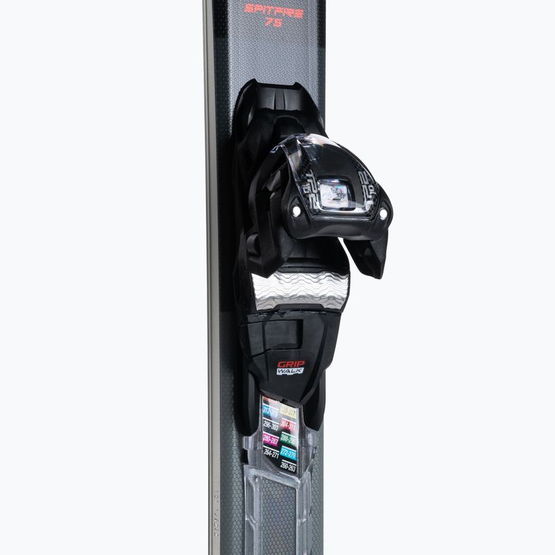 Nordica SPITFIRE 75 FDT + TP2 10 pilkos spalvos kalnų slidės 0A1248SA001 6