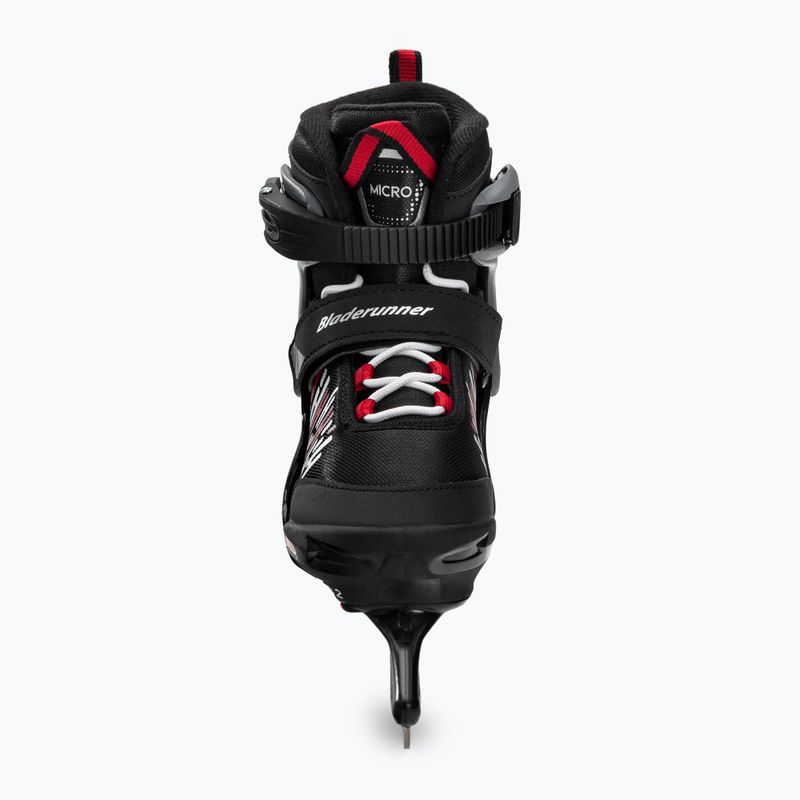 Bladerunner Micro Ice vaikiškos juodos/baltos spalvos pačiūžos 4